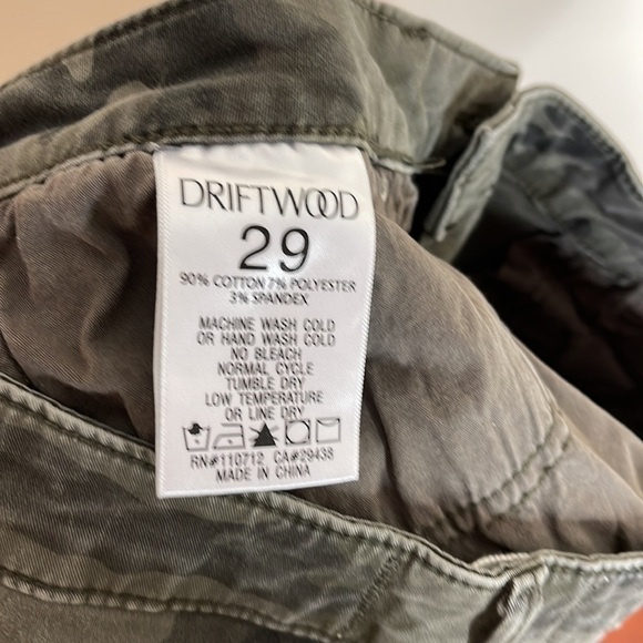 DRIFTWOOD x Sundance‎ camo embroidered Jackie pants boho 29 - Picture 11 of 11